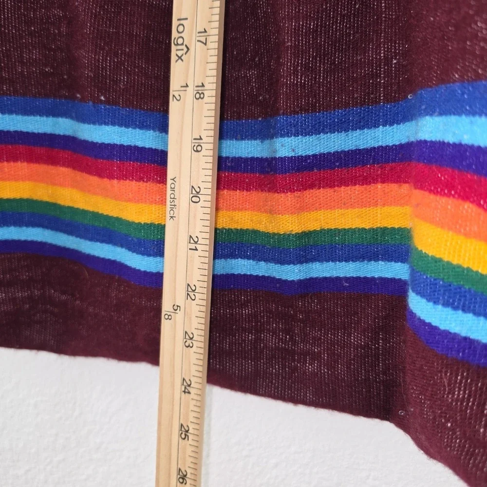 Made In Mexico , Sarape Woven Tote Purse , Zipper Closure,  FRIDA KAHLO